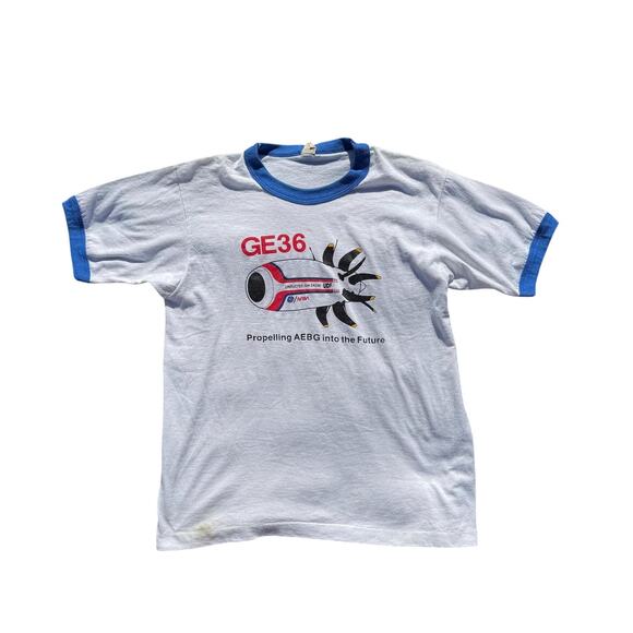 Other - VTG 80s screen stars ringer t shirt NASA General Electric GE36 UDF Small/Medium